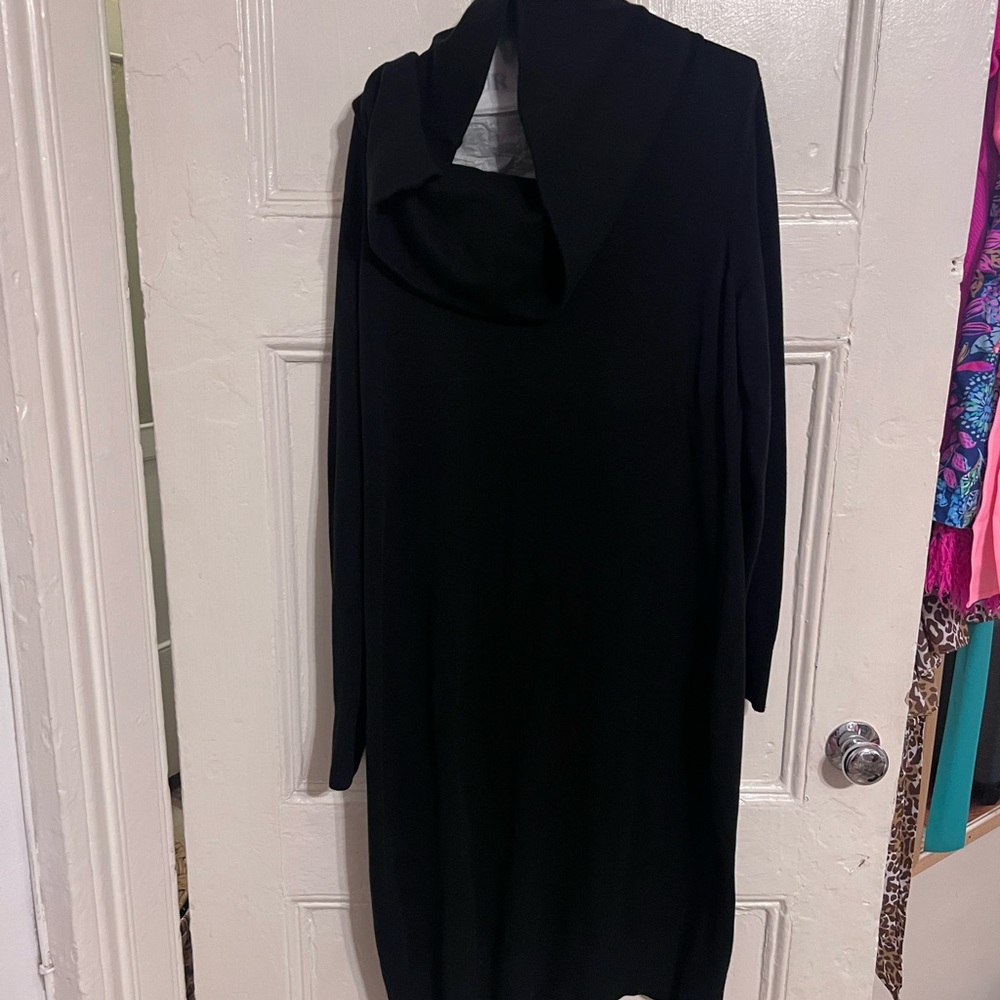 XL Tall black Ann Taylor Sweater Dress